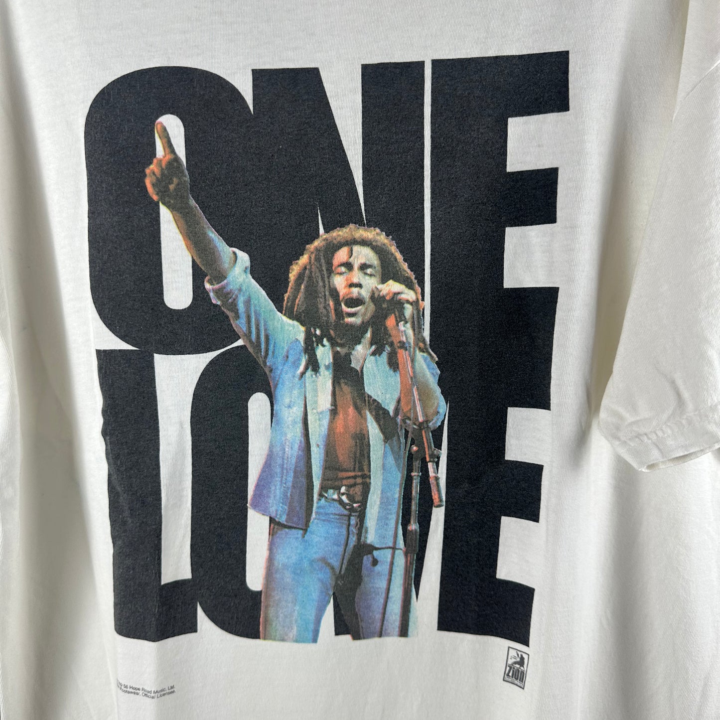 Vintage 1999 Bob Marley One Love Double Sided Graphic T-shirt
