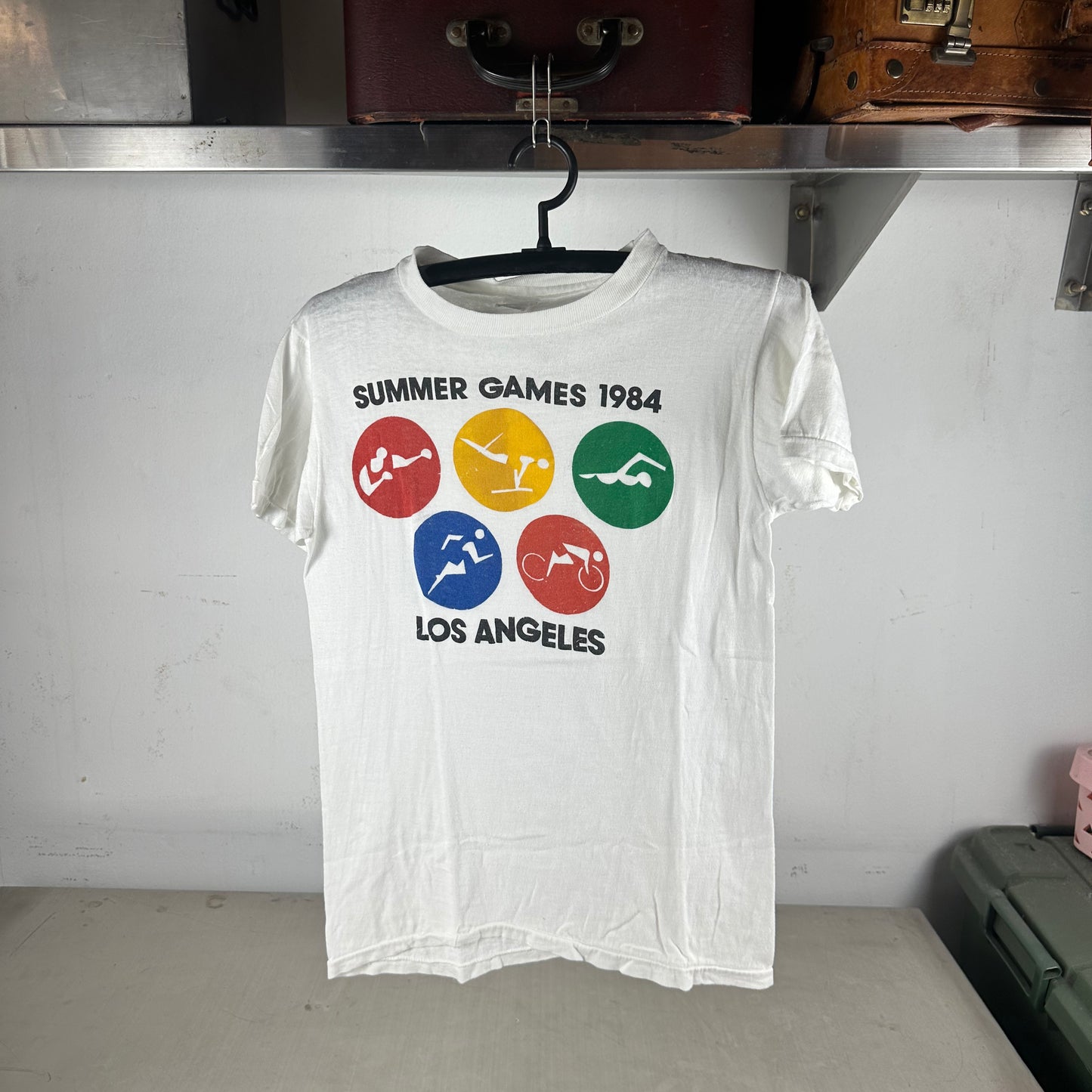 Vintage 1984 Olympics Los Angeles Summer Games Single Stitch T-shirt