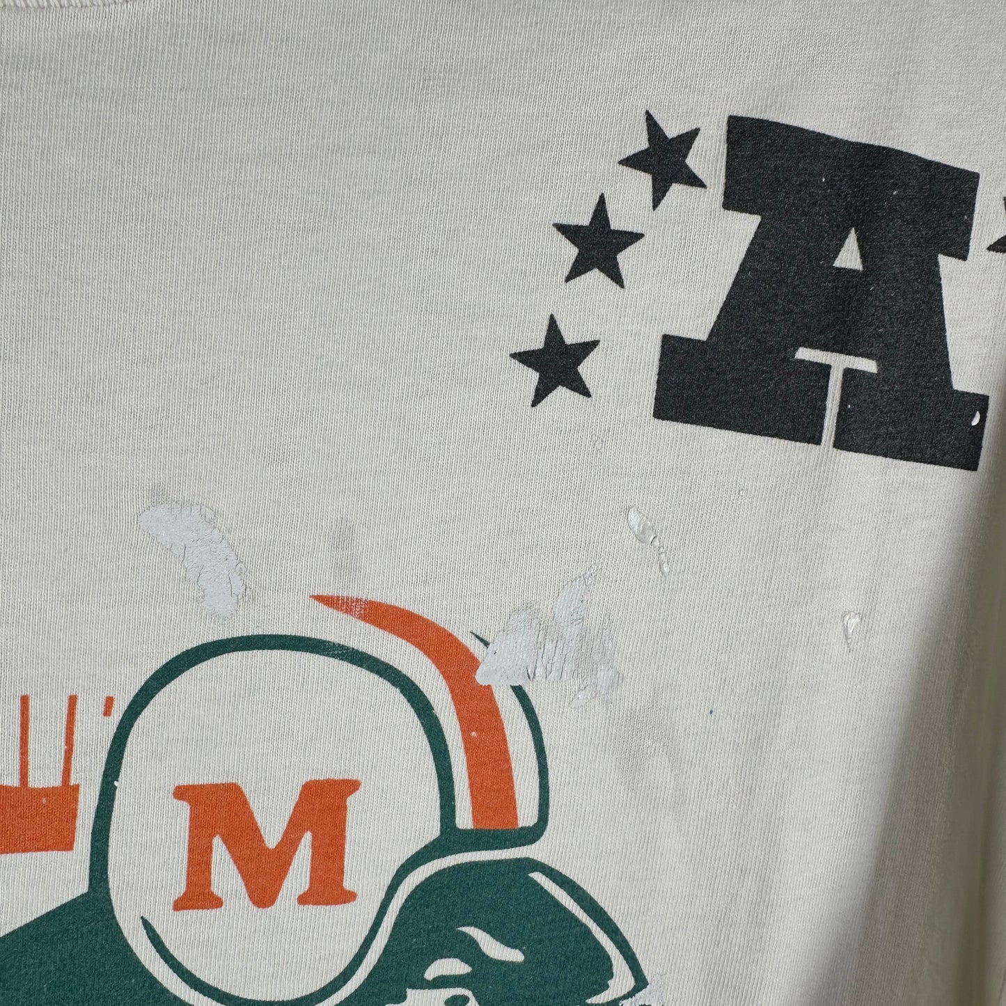 Vintage 90s Miami Dolphins NFL AOP Salem Sportswear T-Shirt