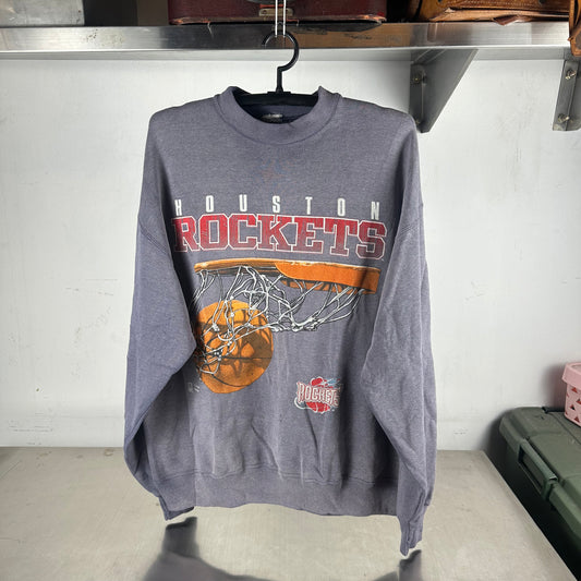 Vintage 1995 Houston Rockets Basketball NBA Faded Sweatshirt