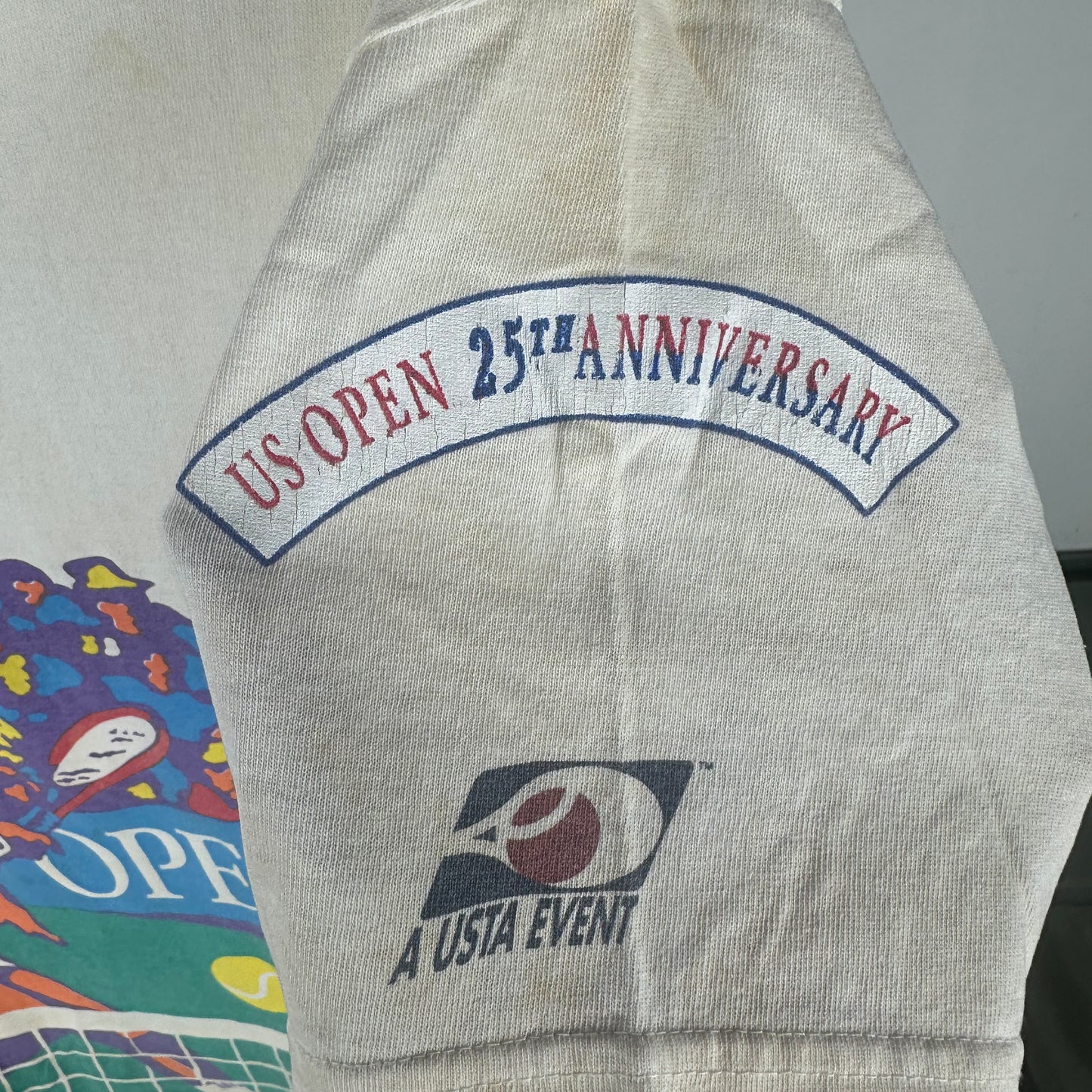 Vintage 1993 US Open Tennis Championship All Over Print AOP Graphic T-Shirt