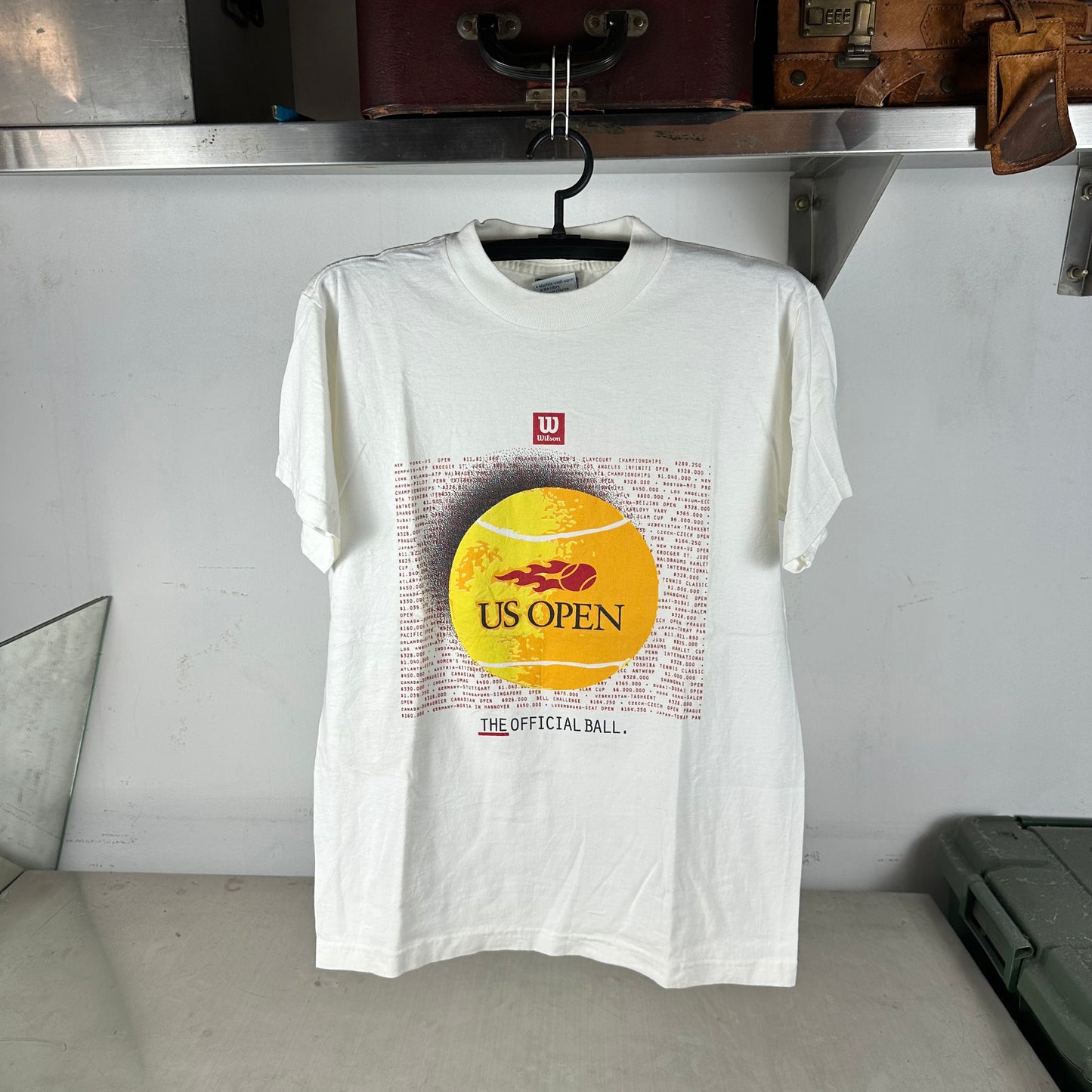 Vintage 90s Wilson The Official Ball US Open Tennis Championship T-Shirt