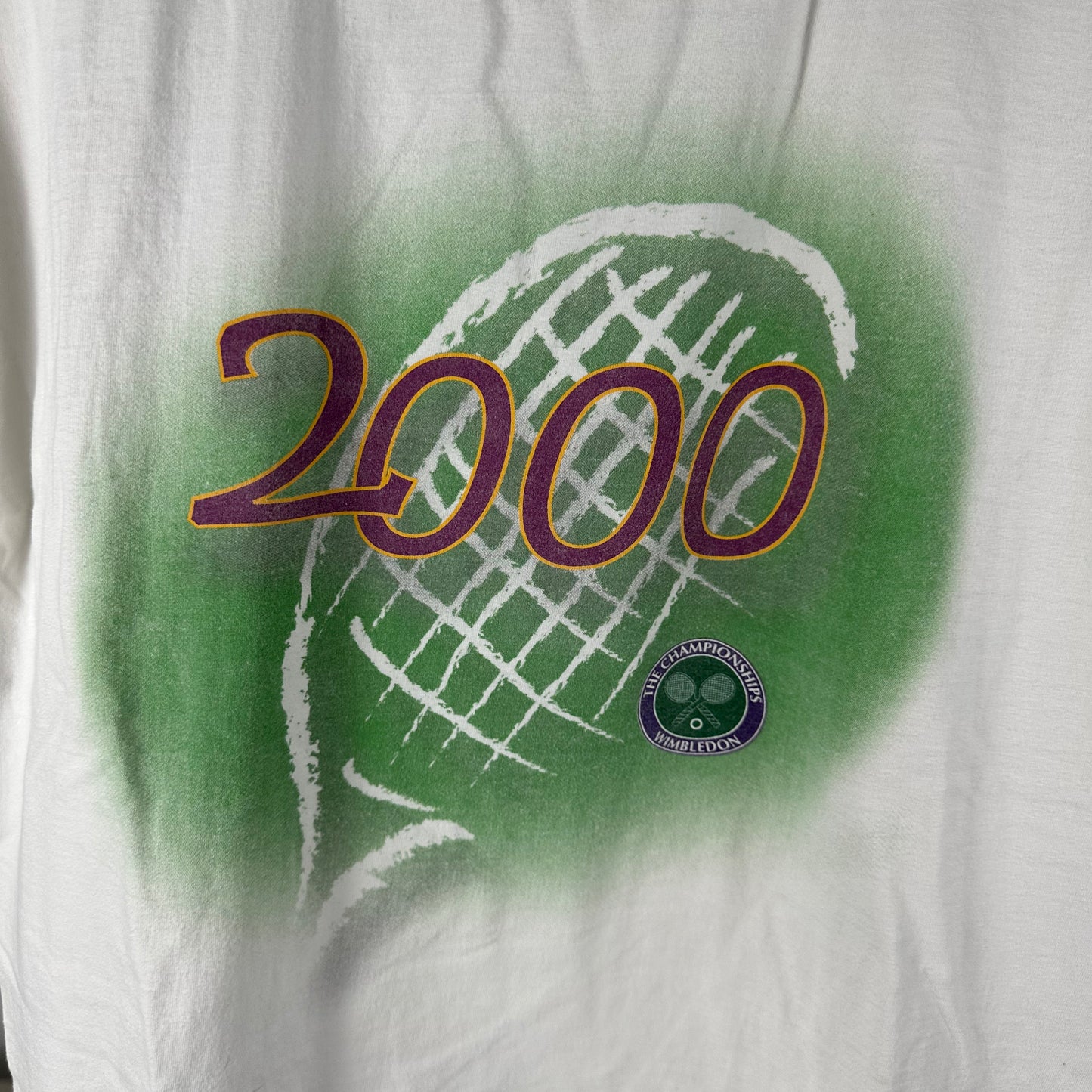 Vintage 2000 Wimbledon Tennis Tournament Graphic T-Shirt