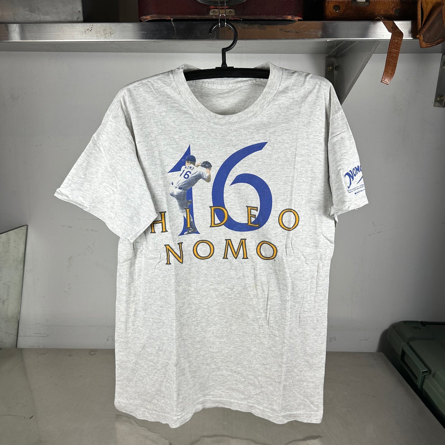 Vintage 1995 Hideo Nomo Los Angeles Dodgers MLB The Tornado T-Shirt