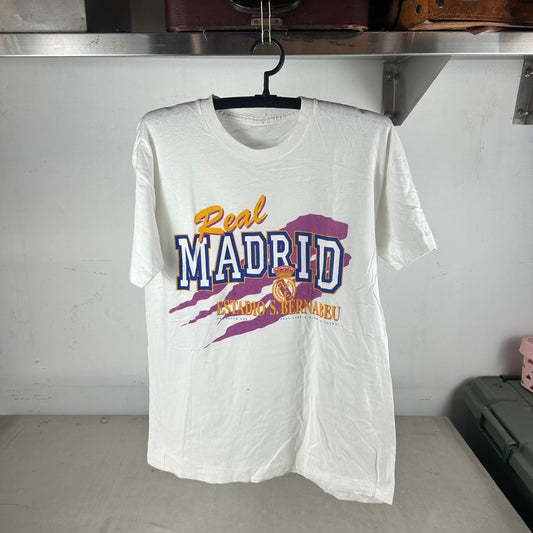 Vintage 90s Real Madrid Club de Futbol Soccer Single Stitch T-shirt