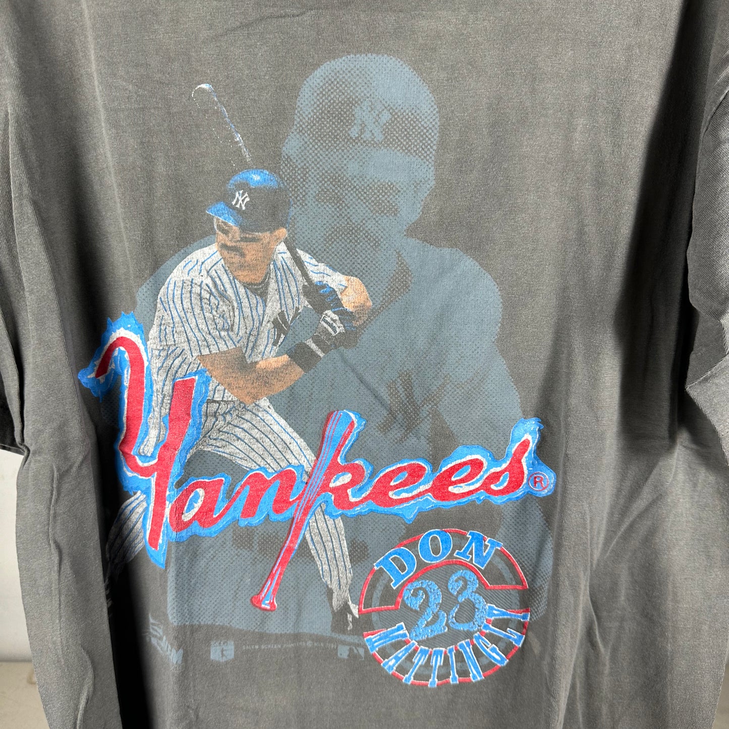 Vintage 80s Don Mattingly New York Yankees MLB Single Stitch T-Shirt