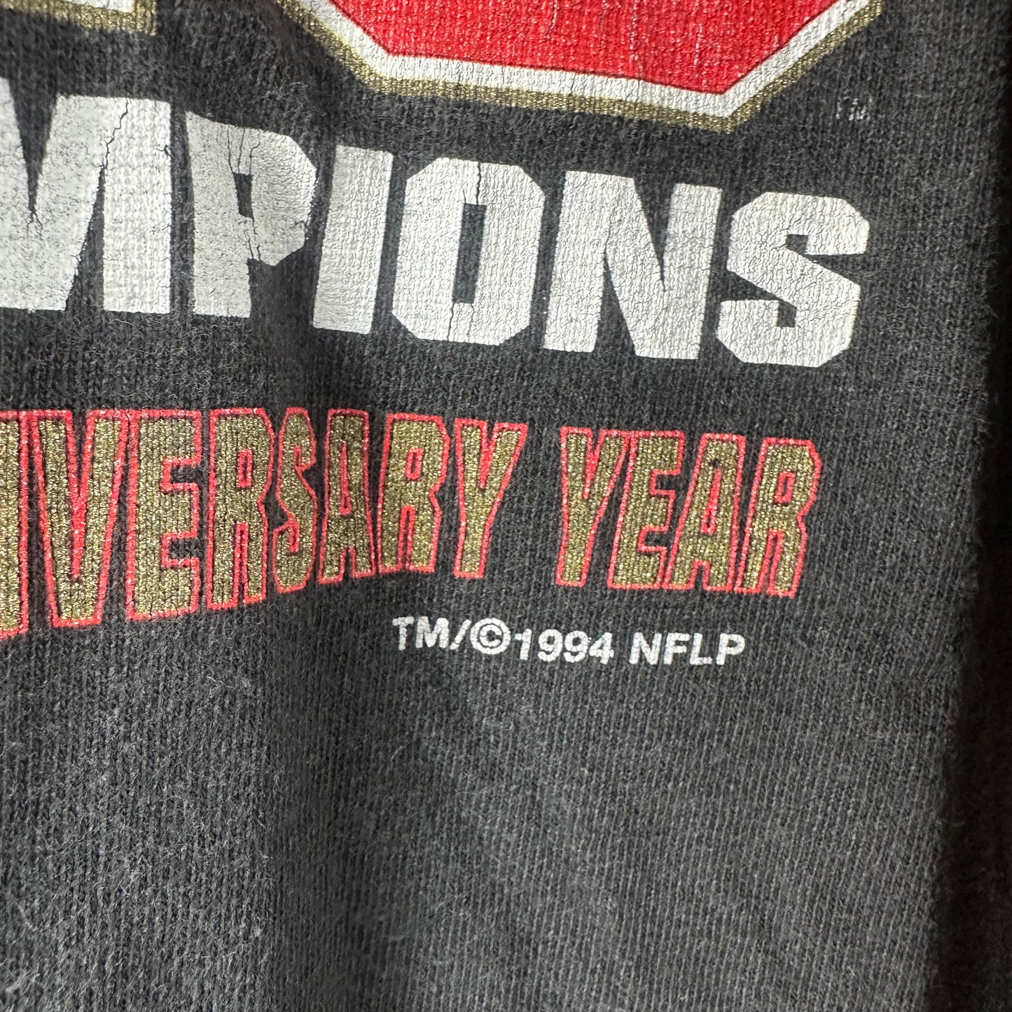 Vintage 1994 San Francisco 49ers NFL Super Bowl Champions Starter T-shirt