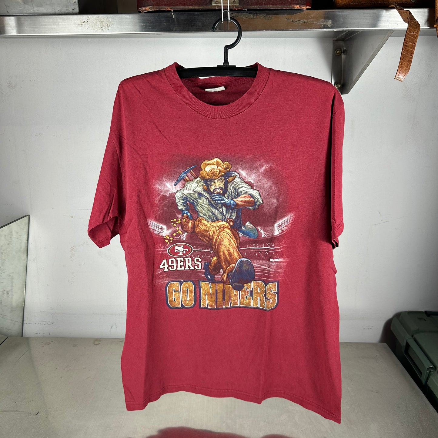 Vintage 90s San Francisco 49ers Go Niners NFL Graphic T-Shirt
