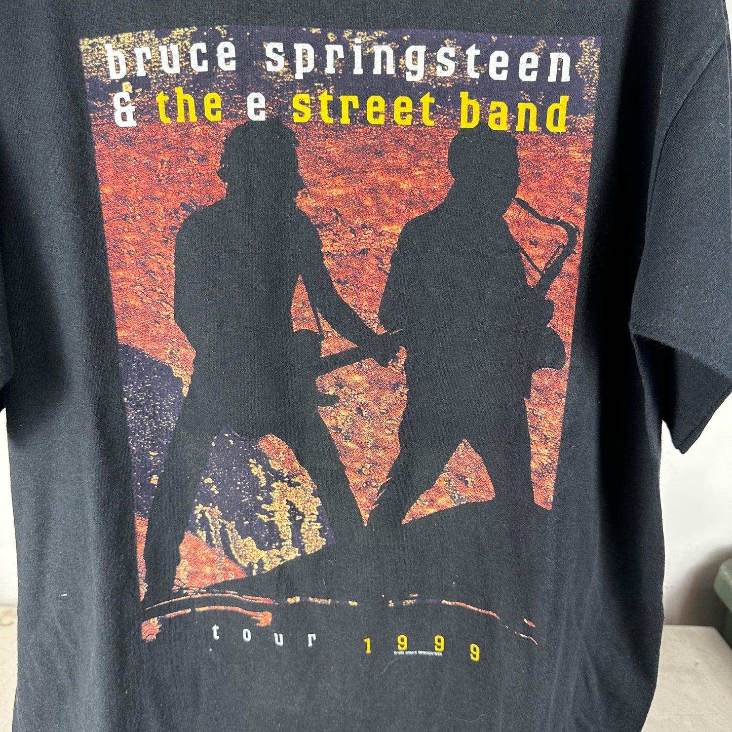 Vintage 1999 Bruce Springsteen &amp; The E Street Band Tour Concert T-Shirt