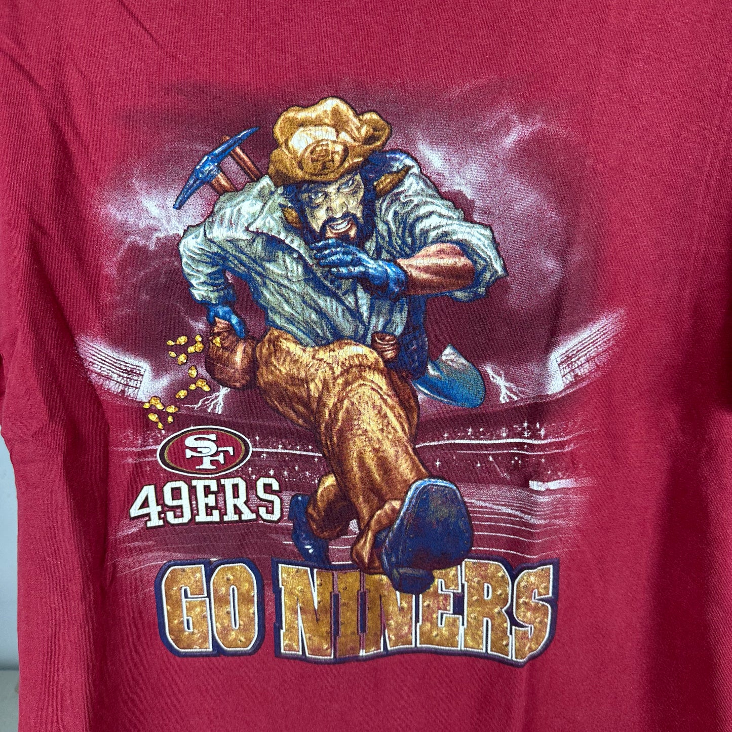 Vintage 90s San Francisco 49ers Go Niners NFL Graphic T-Shirt
