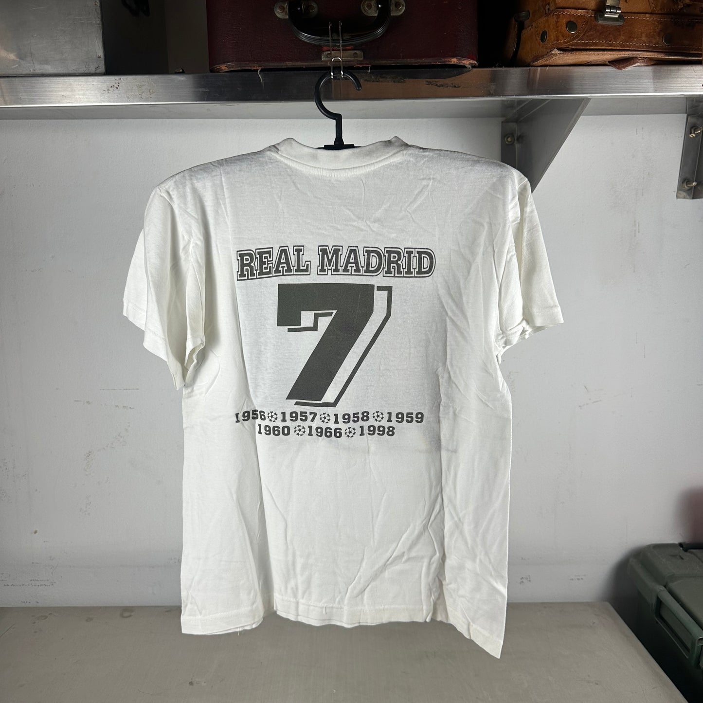 Vintage 1998 Real Madrid CF UEFA Champions League Winners Soccer T-shirt