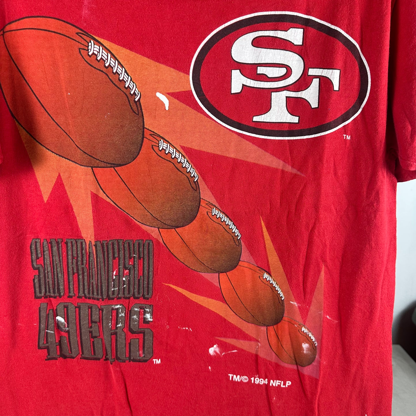 Vintage 1994 San Francisco 49ers Football NFL Single Stitch T-shirt