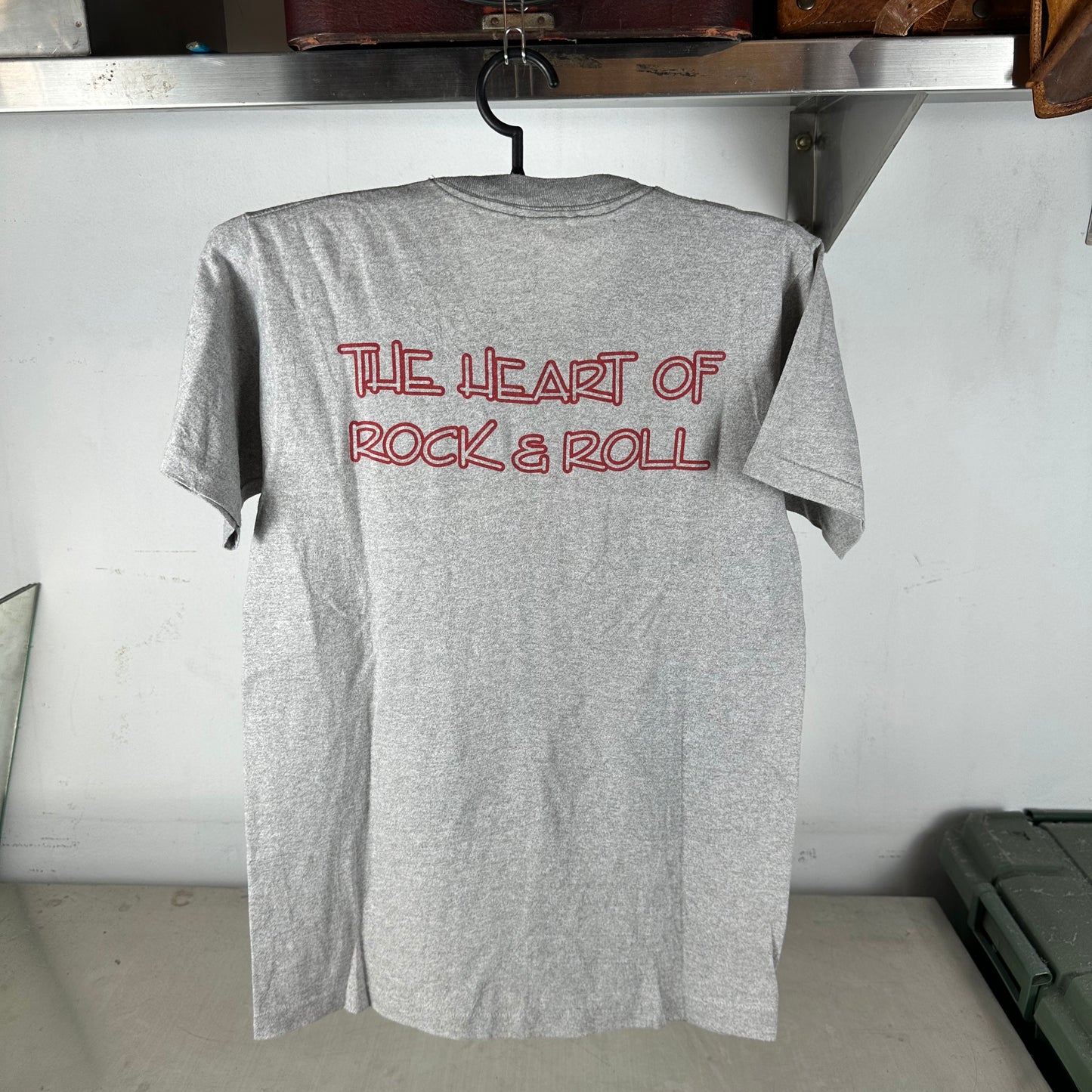 Vintage 1984 Huey Lewis and the News The Heart of Rock &amp; Roll Single Stitch T-Shirt