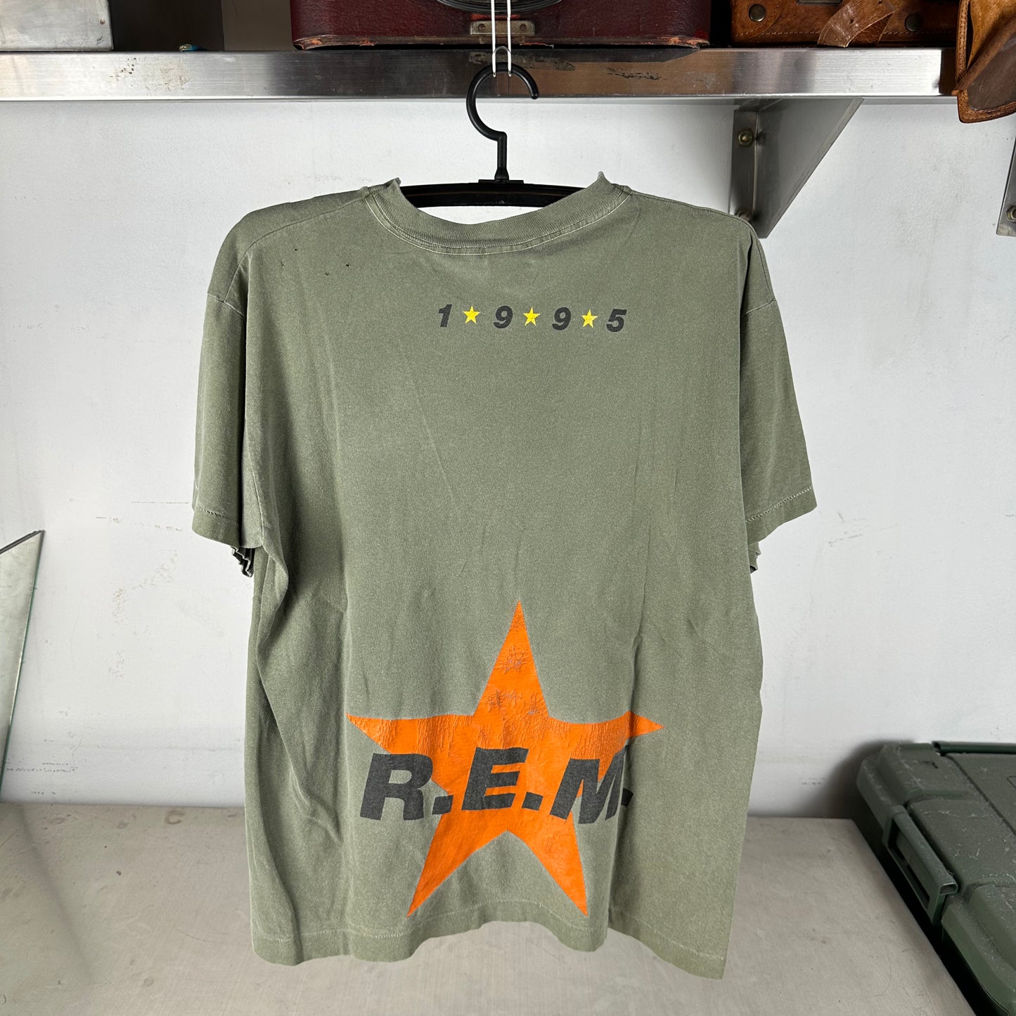Vintage 1995 REM Tour Concert Double Sided Single Stitch T-Shirt