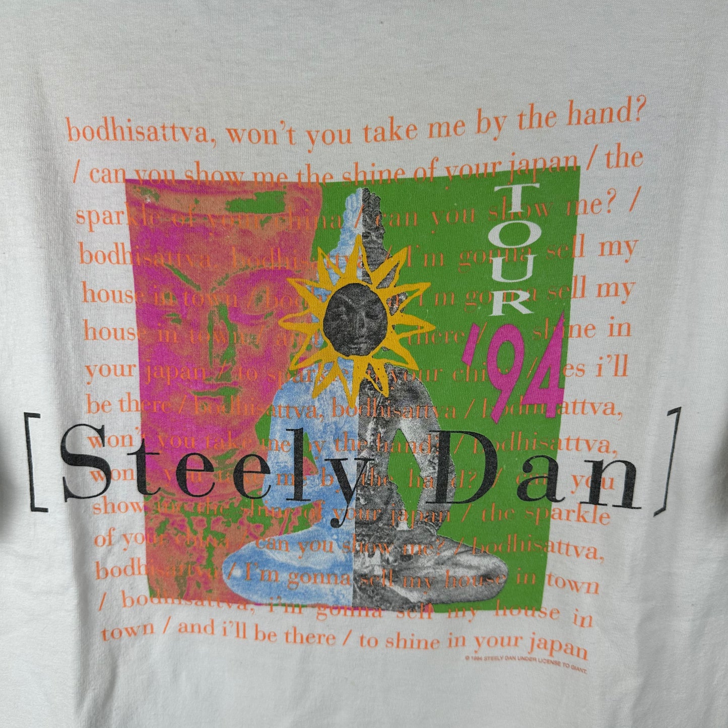 Vintage 1994 Steely Dan Summer Tour Concert Single Stitch T-Shirt