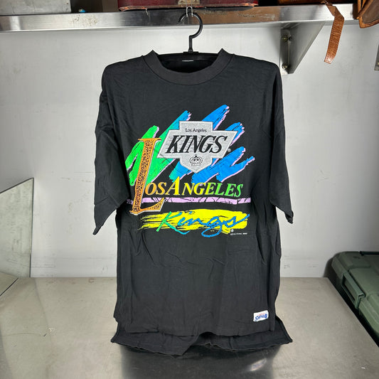 Vintage 1990 Los Angeles Kings Hockey NHL Single Stitch T-Shirt