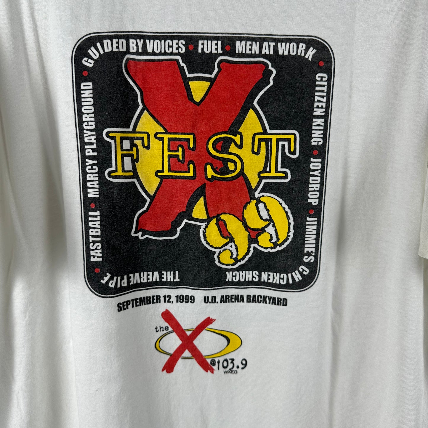 Vintage 1999 X Fest Music Festival Concert Fuel The Verve Pipe T-Shirt