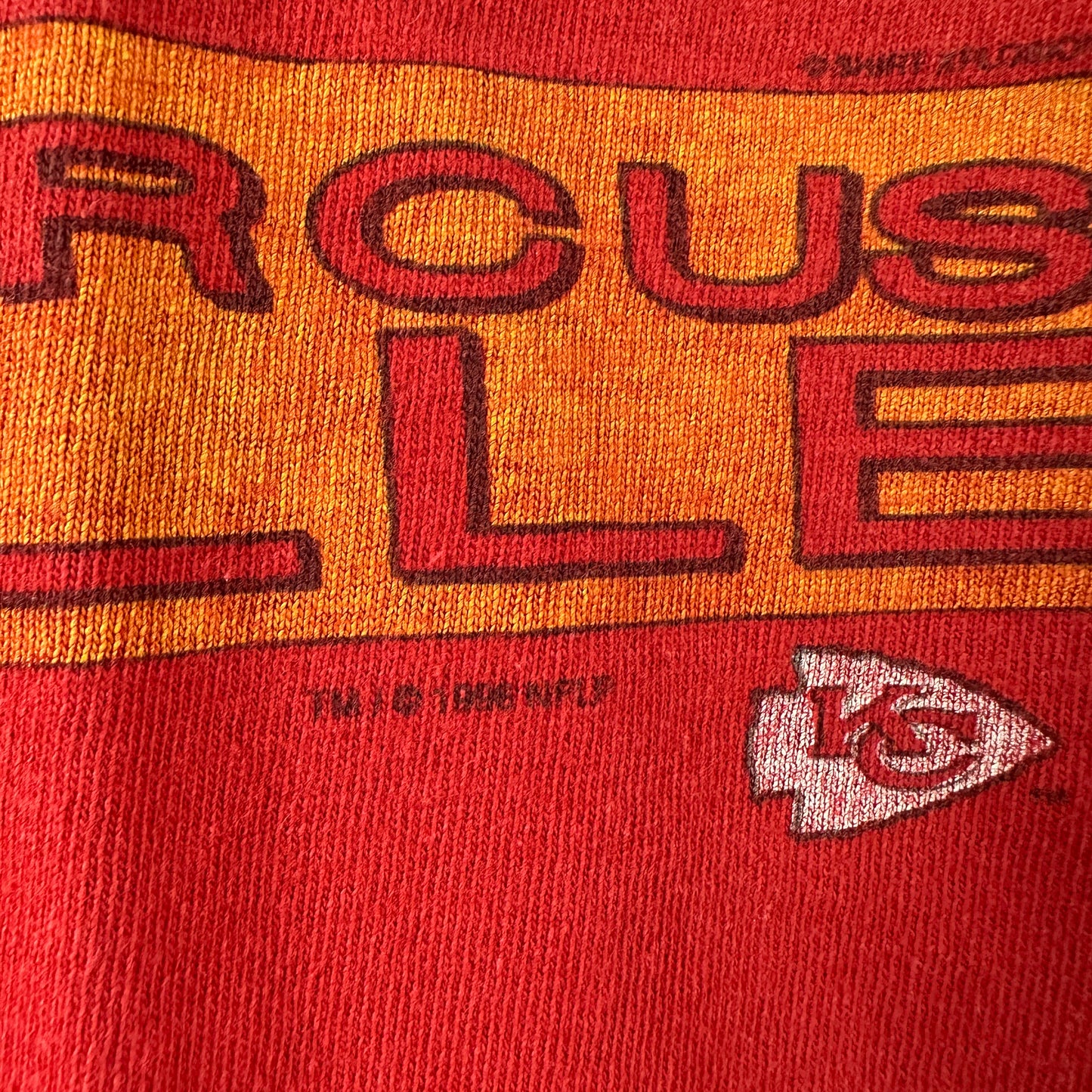 Vintage 1996 Marcus Allen Kansas City Chiefs NFL Graphic Single Stitch T-shirt