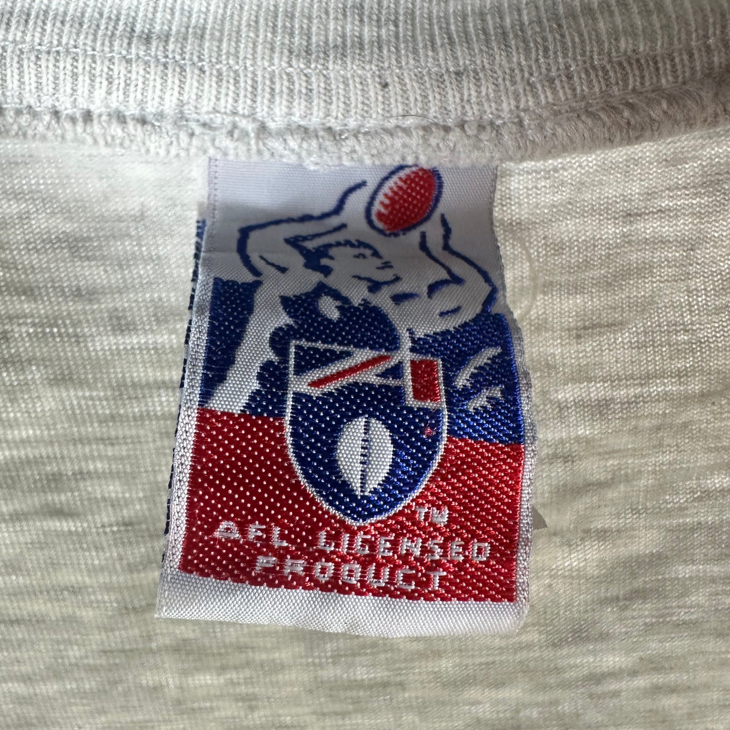 Vintage 90s Port Adelaide Power Football AFL Graphic Single Stitch T-shirt