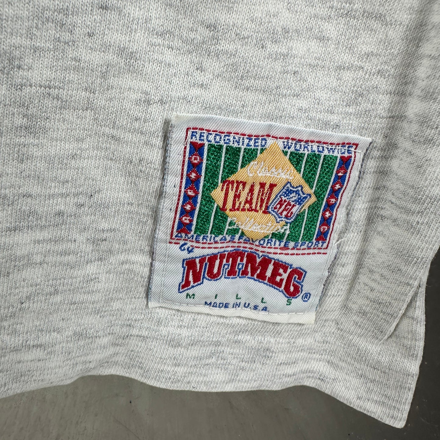 Vintage 1993 Minnesota Vikings Football NFL Breakthrough Nutmeg T-Shirt