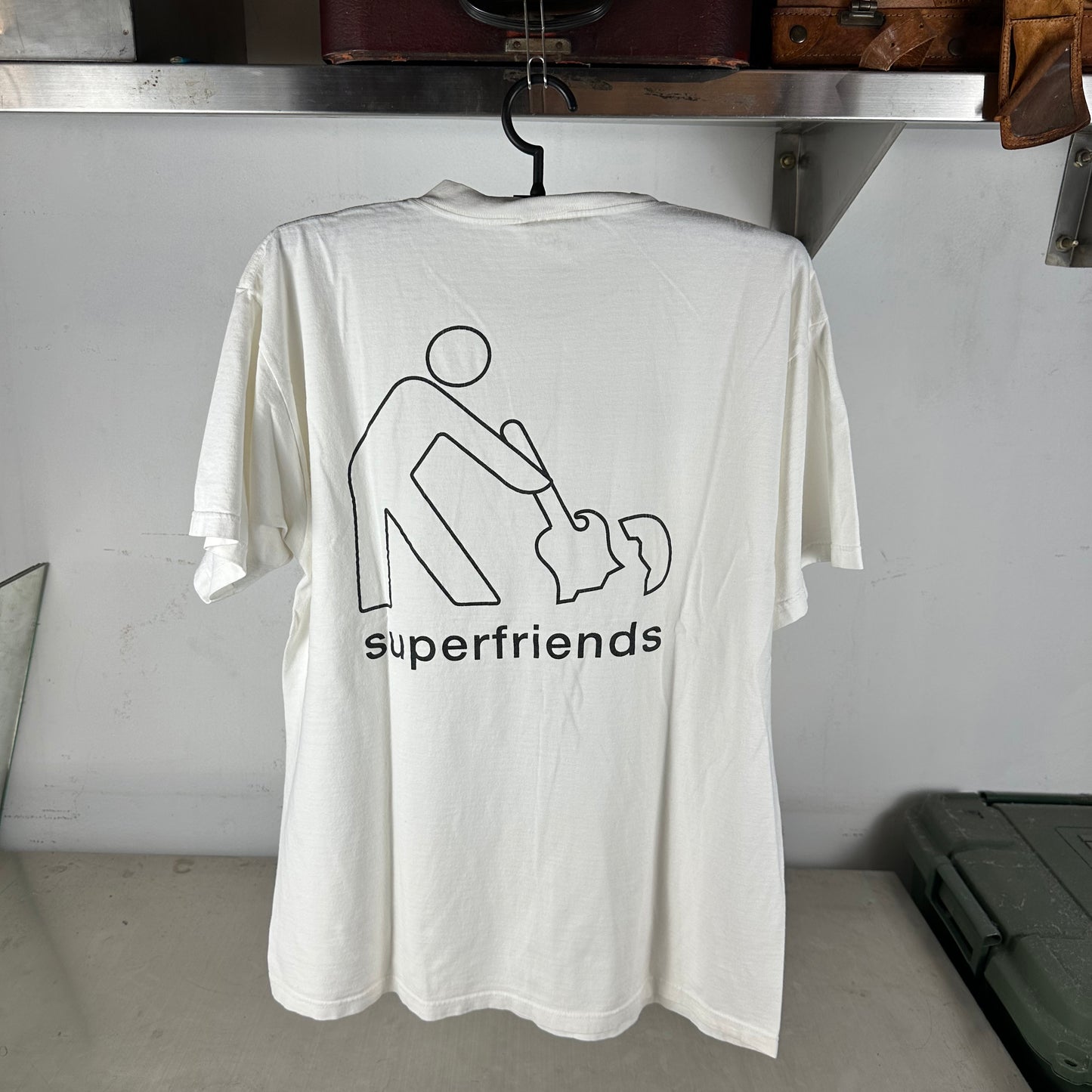 Vintage 1993 Sweet Water Superfriends Rock Band T-Shirt