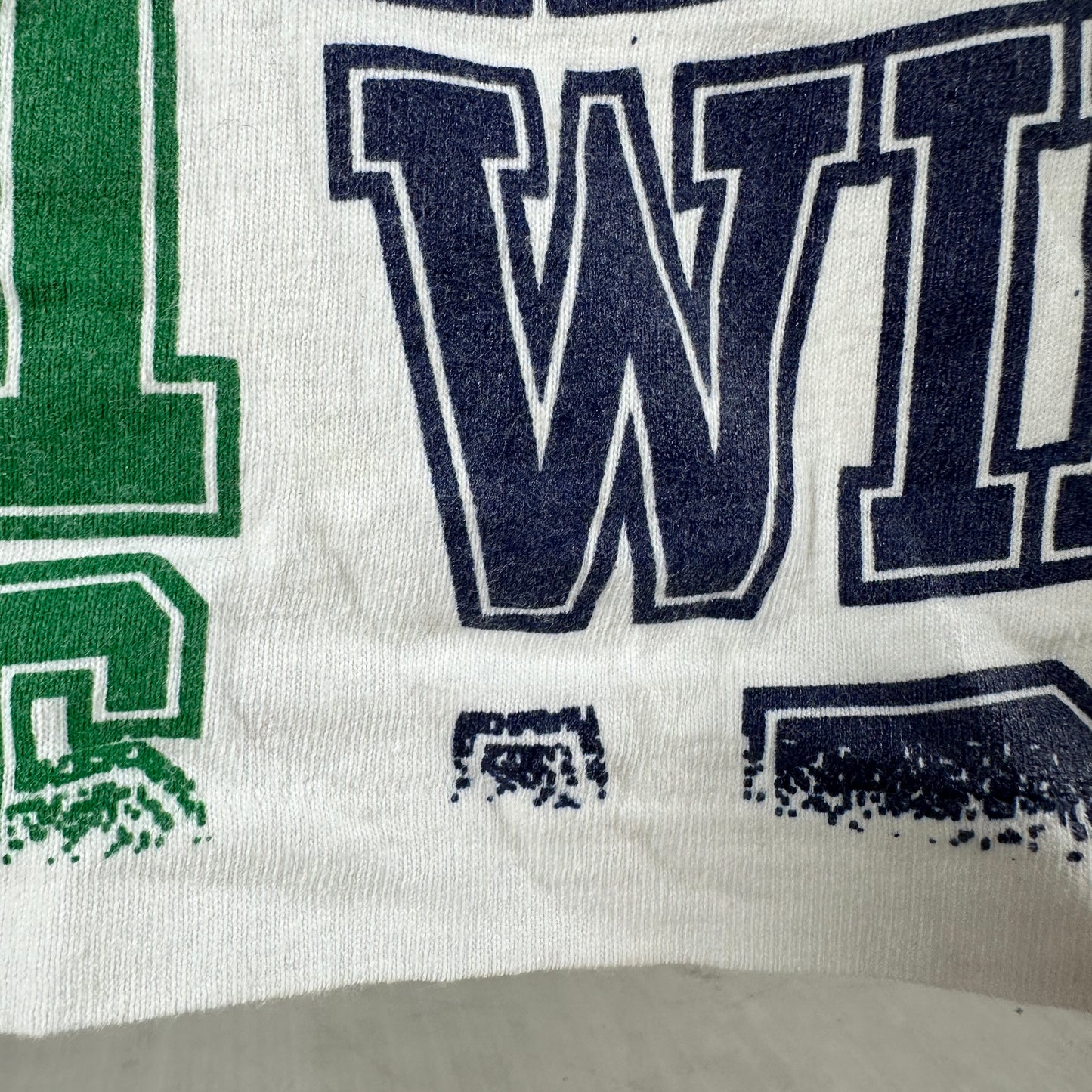 Vintage 1994 NCAA Fiesta Bowl Miami Hurricanes VS Kentucky Wildcats AOP T-shirt