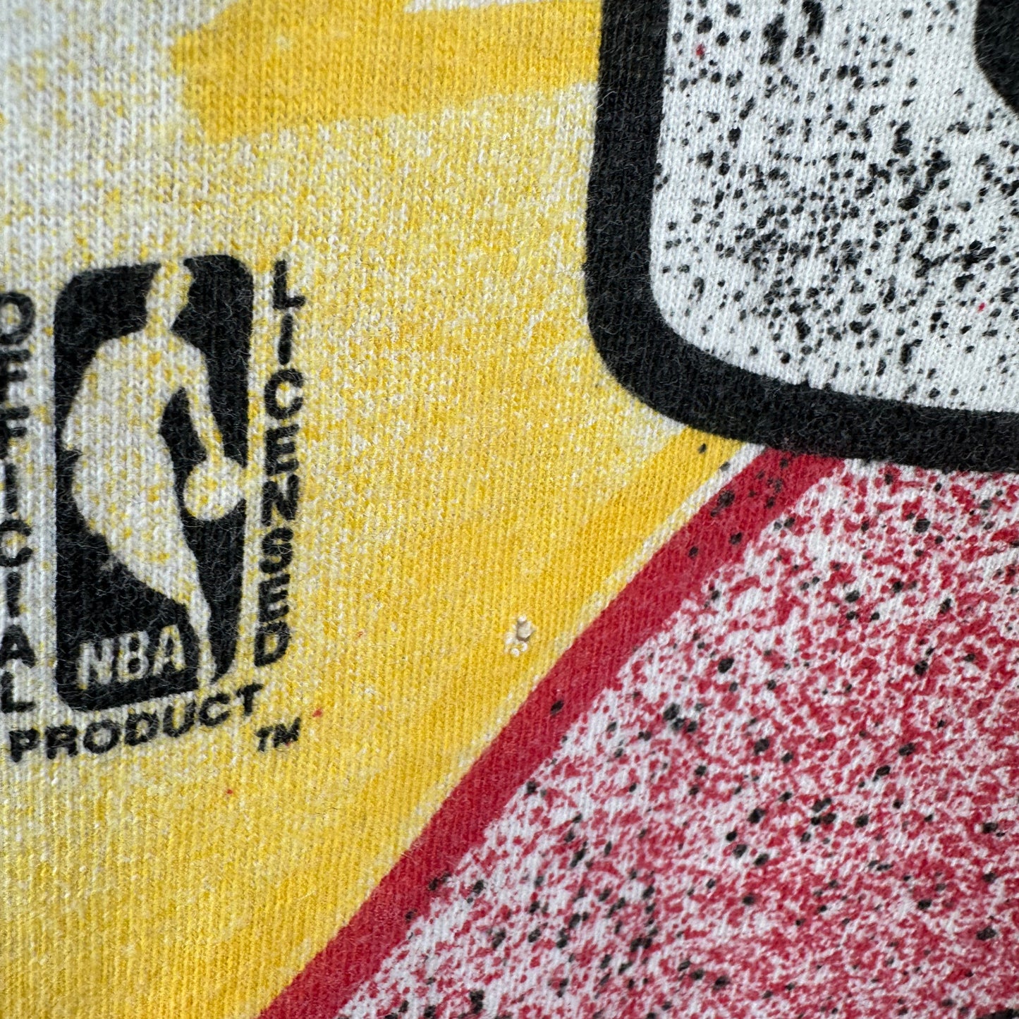 Vintage 90s Houston Rockets Basketball NBA AOP Single Stitch T-Shirt