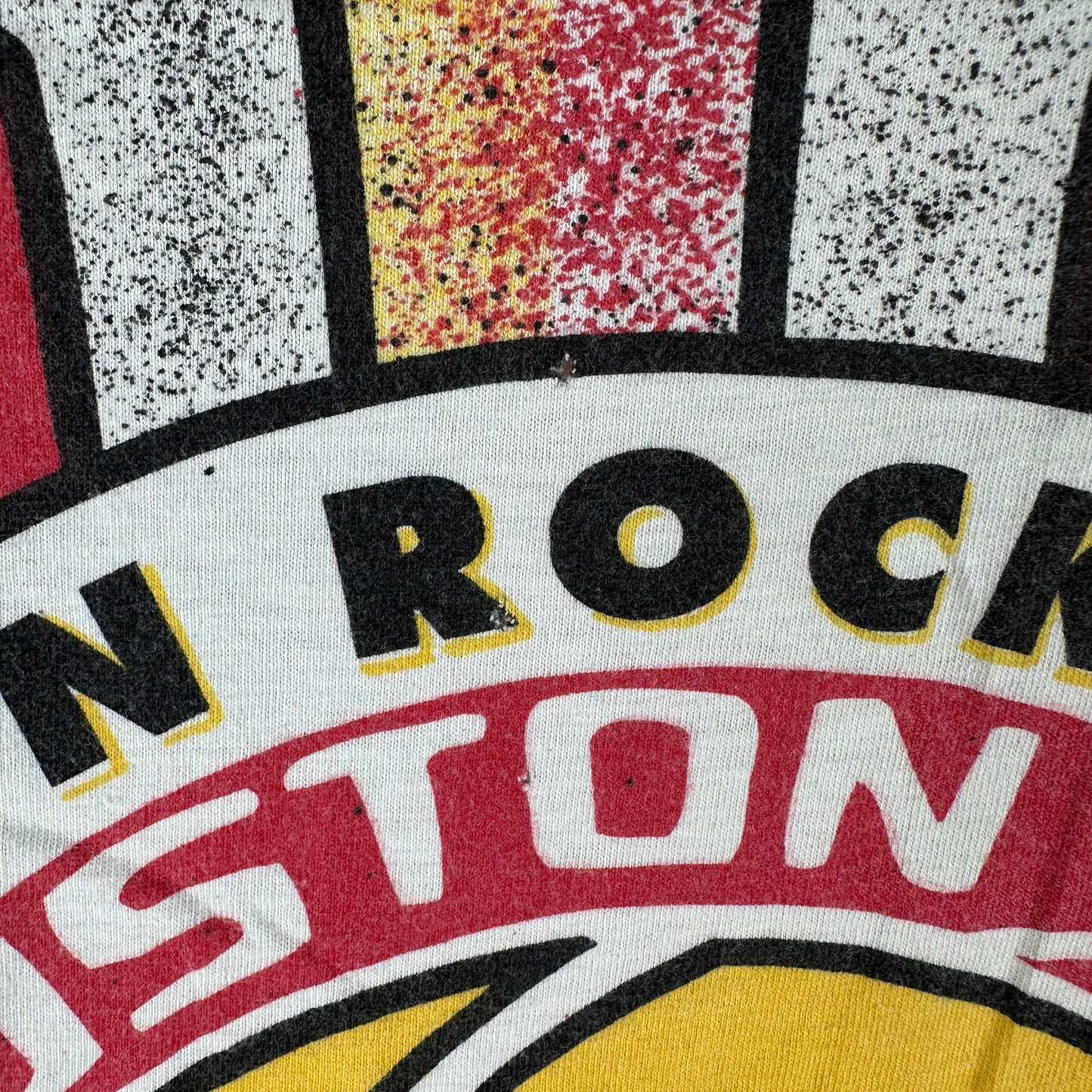 Vintage 90s Houston Rockets Basketball NBA AOP Single Stitch T-Shirt