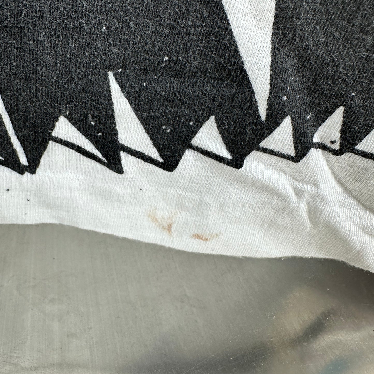 Vintage 1991 San Jose Sharks Hockey NHL AOP Single Stitch T-Shirt