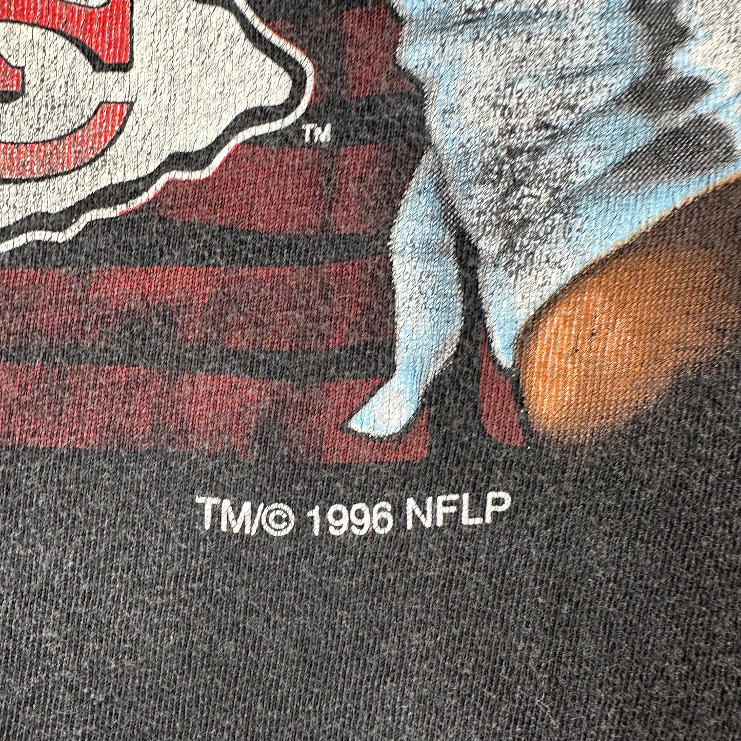 Vintage 1996 Kansas City Chiefs Football NFL Graphic T-shirt