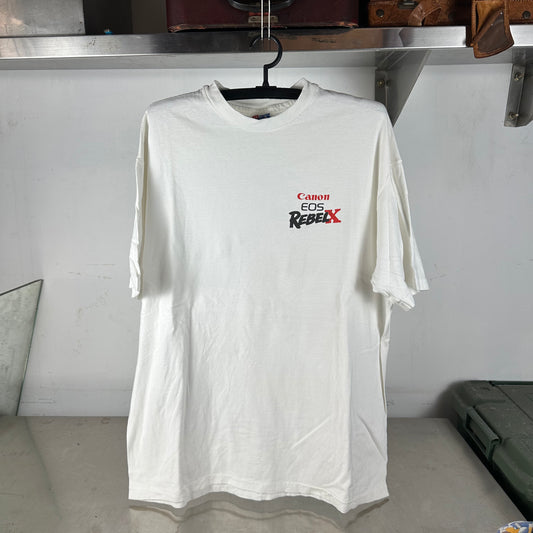 Vintage 90s Canon EOS Rebel X Camera Promo Single Stitch T-Shirt