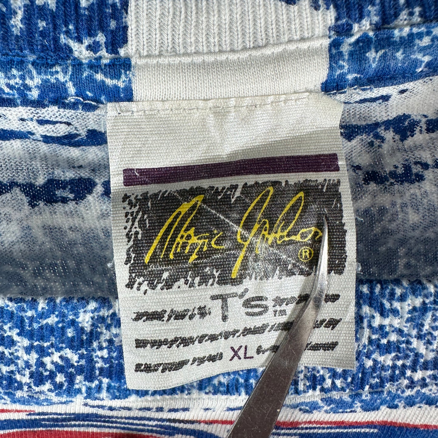 Vintage 90s New York Giants Football NFL AOP Single Stitch T-Shirt