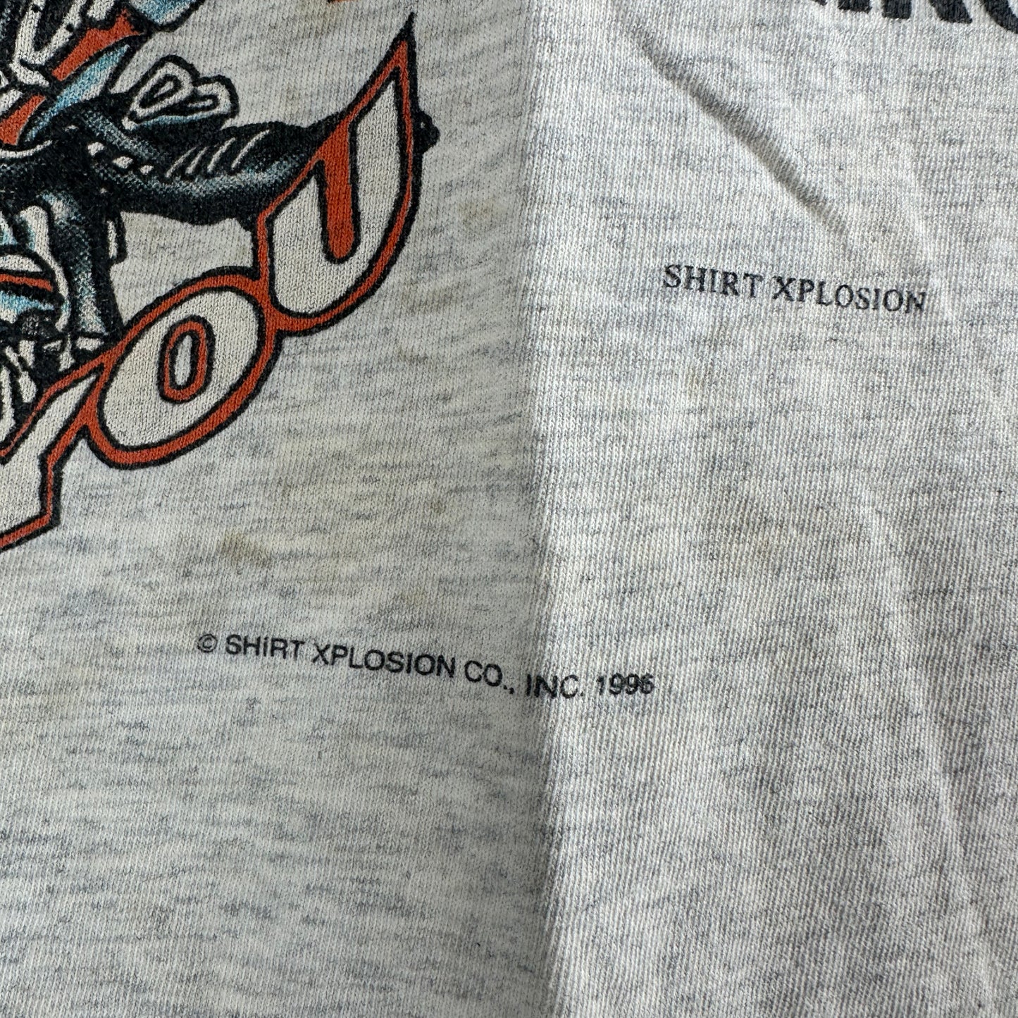 Vintage 1996 Baltimore Orioles Back At You MLB Caricature Single Stitch T-shirt