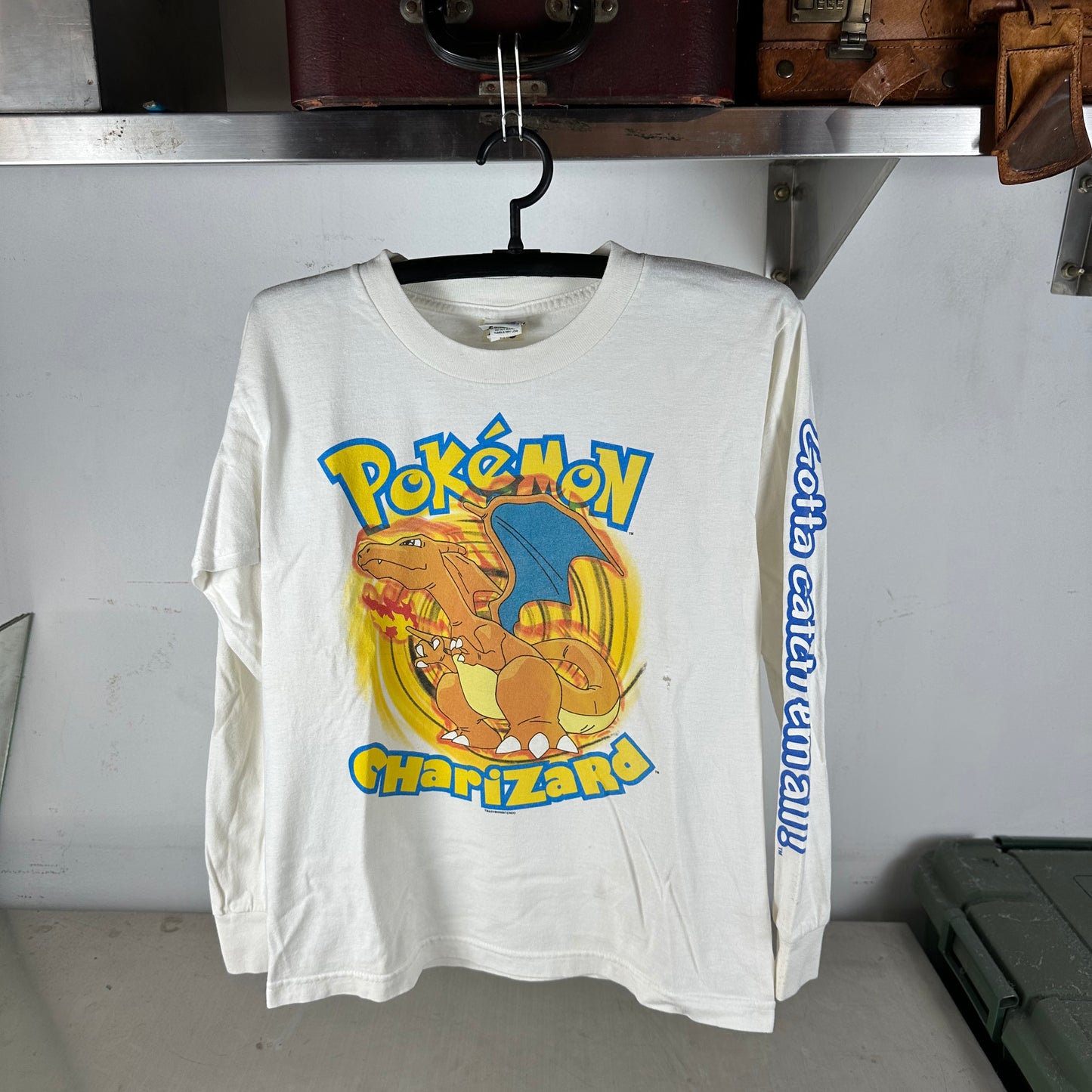 Vintage 90s Pokemon Charizard Gotta Catch Em All Promo T-Shirt