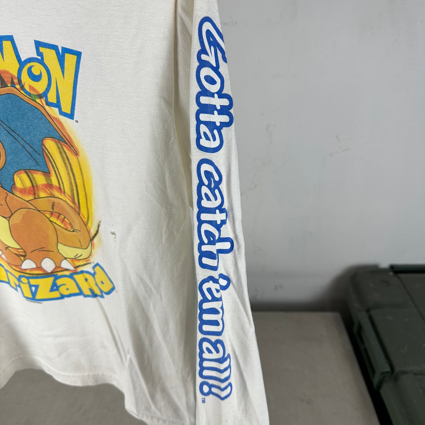 Vintage 90s Pokemon Charizard Gotta Catch Em All Promo T-Shirt