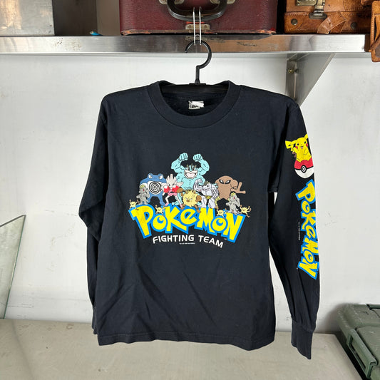 Vintage 1999 Nintendo Pokemon Fighting Team Promo T-Shirt