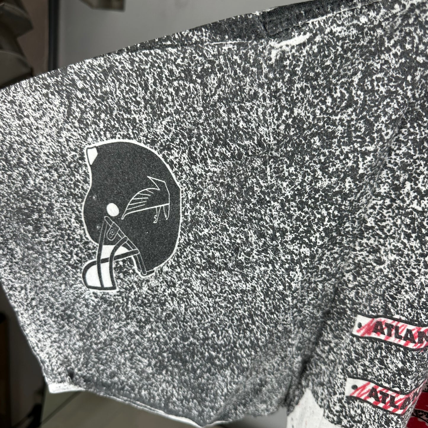 Vintage 90s Atlanta Falcons Football NFL AOP Single Stitch T-Shirt