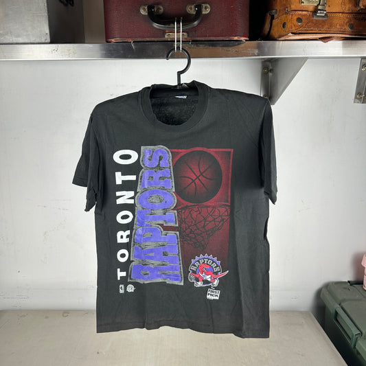 Vintage 90s Toronto Raptors Basketball NBA Graphic Single Stitch T-shirt