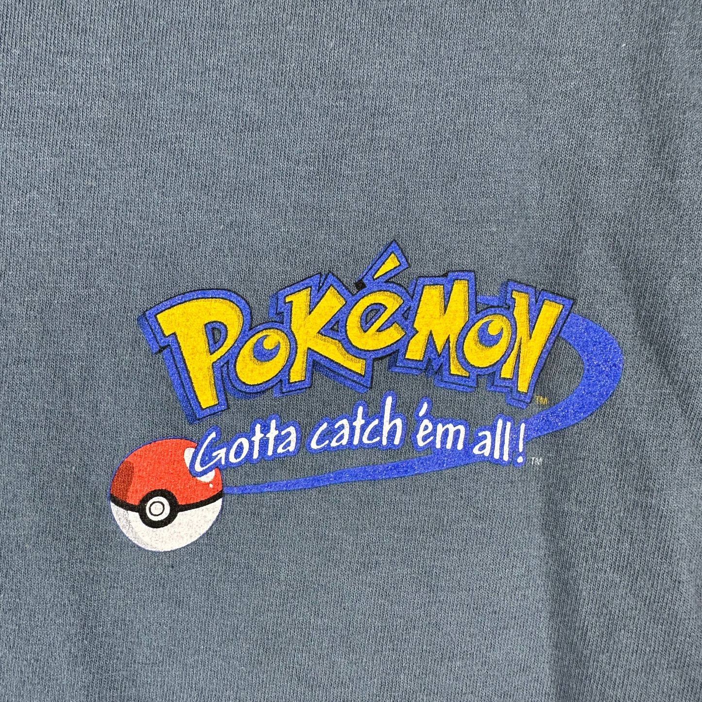 Vintage 1999 Nintendo Pokemon Gotta Catch Em All Promo T-Shirt