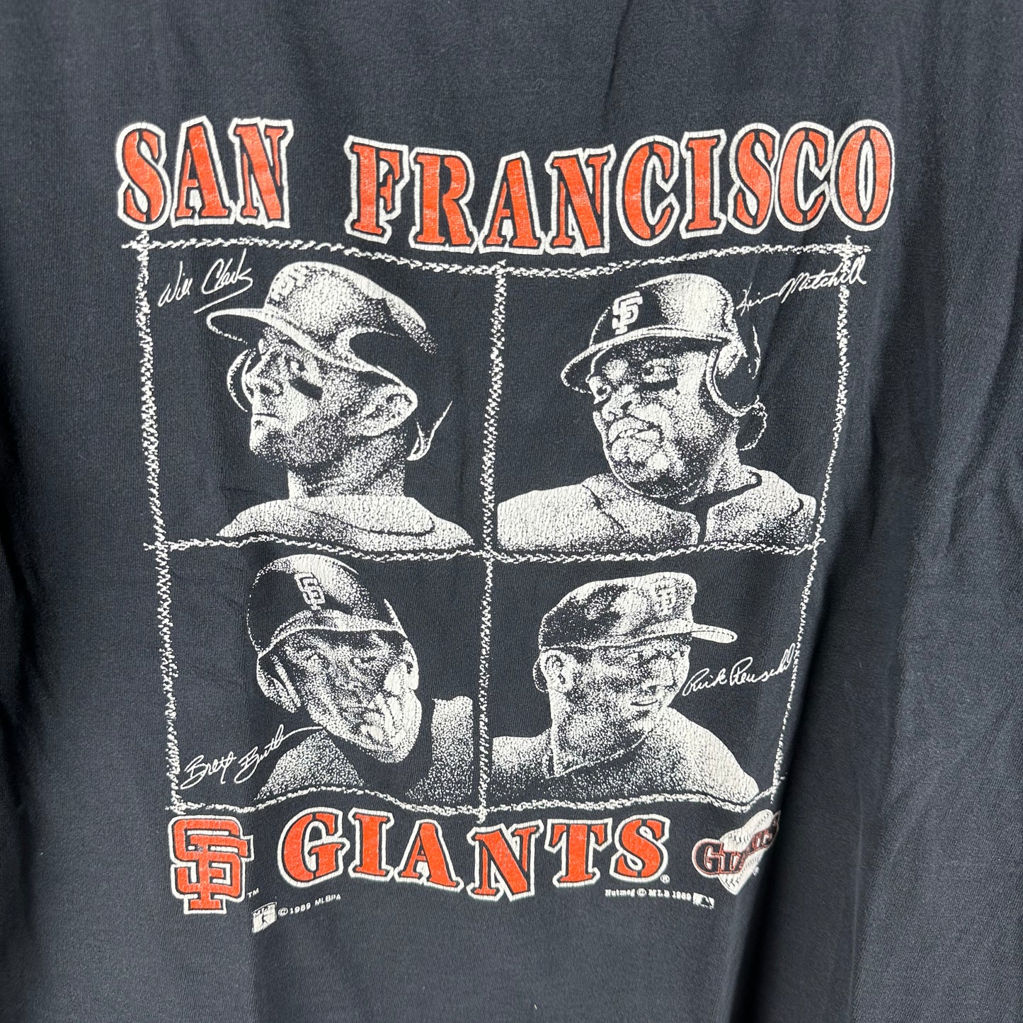 Vintage 1989 San Francisco Giants Baseball MLB Single Stitch T-Shirt