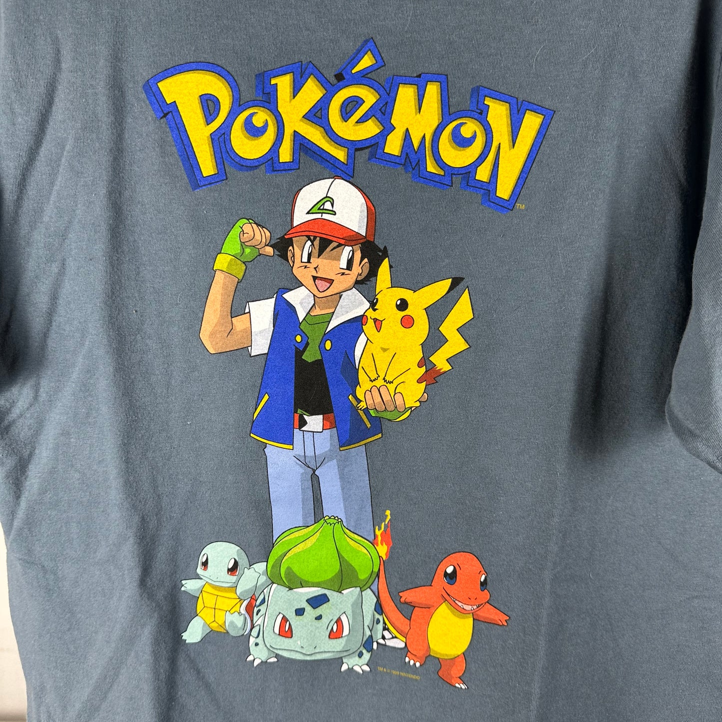 Vintage 1999 Nintendo Pokemon Gotta Catch Em All Promo T-Shirt
