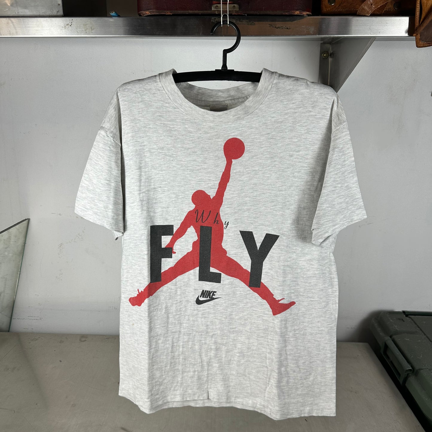 Vintage 90s Nike Why Fly When You Can Drive Michael Jordan Golf Single Stitch T-Shirt