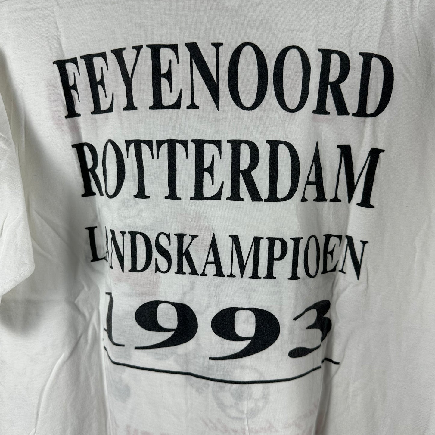 Vintage 90s Feyenoord Rotterdam Landskampioen Soccer Graphic T-shirt
