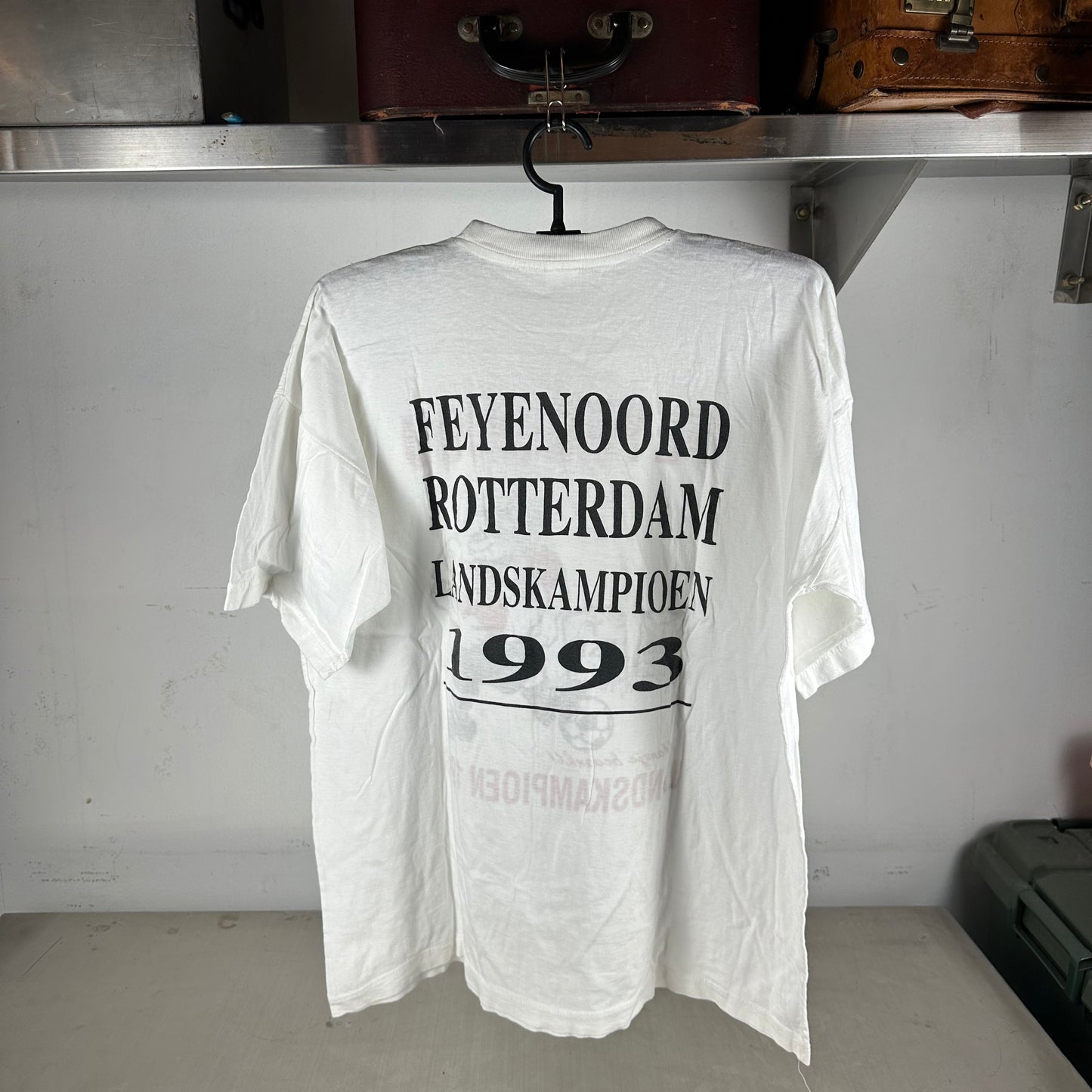 Vintage 90s Feyenoord Rotterdam Landskampioen Soccer Graphic T-shirt