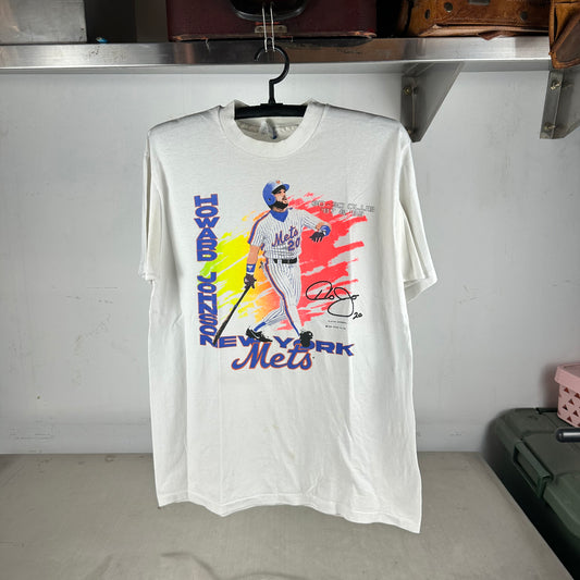 Vintage 80s Howard Johnson New York Mets MLB Graphic Single Stitch T-shirt