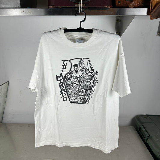 Vintage 1995 The Mikado Theatre Play Graphic Single Stitch T-Shirt