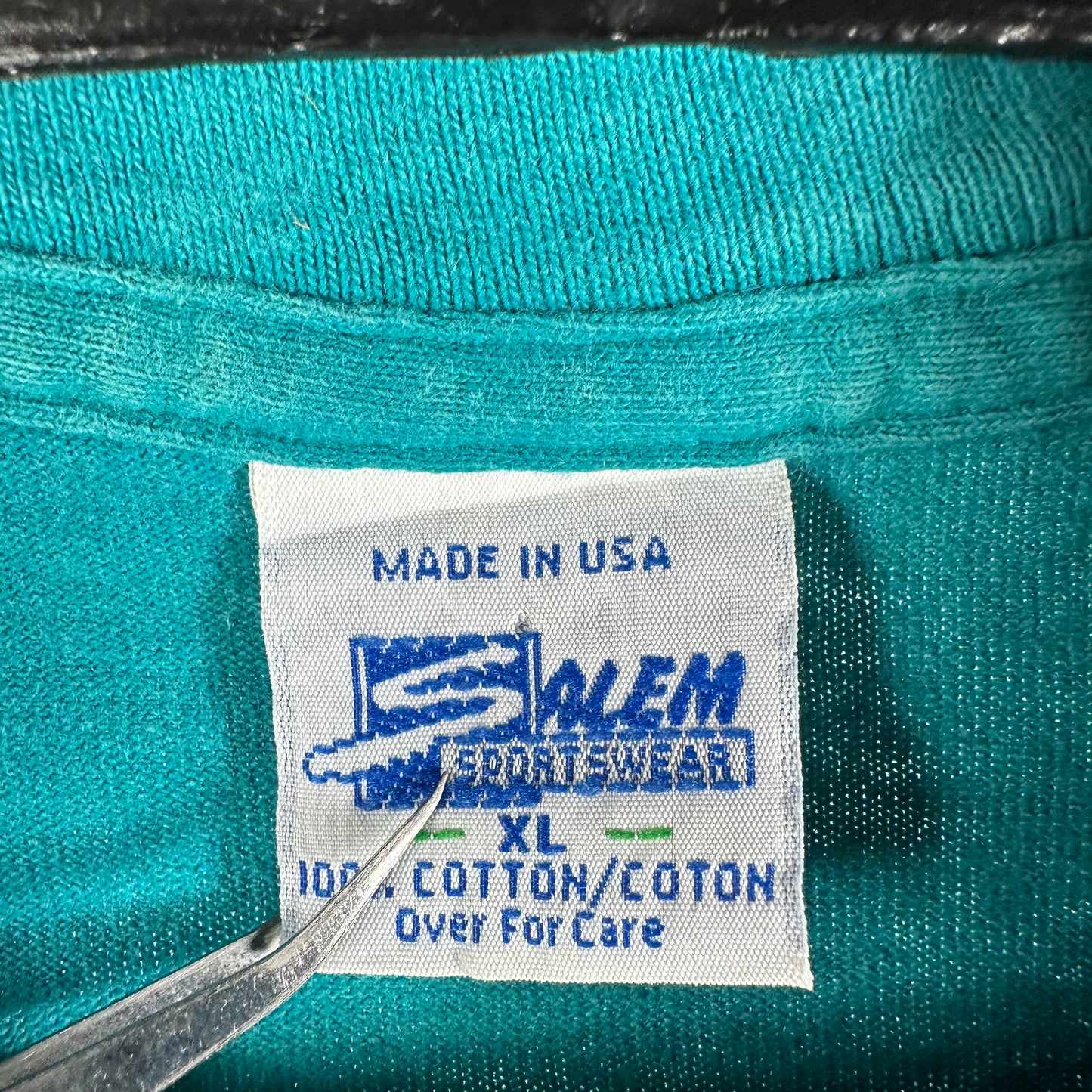 Vintage 1995 Miami Dolphins NFL Helmet Salem Sportswear T-Shirt