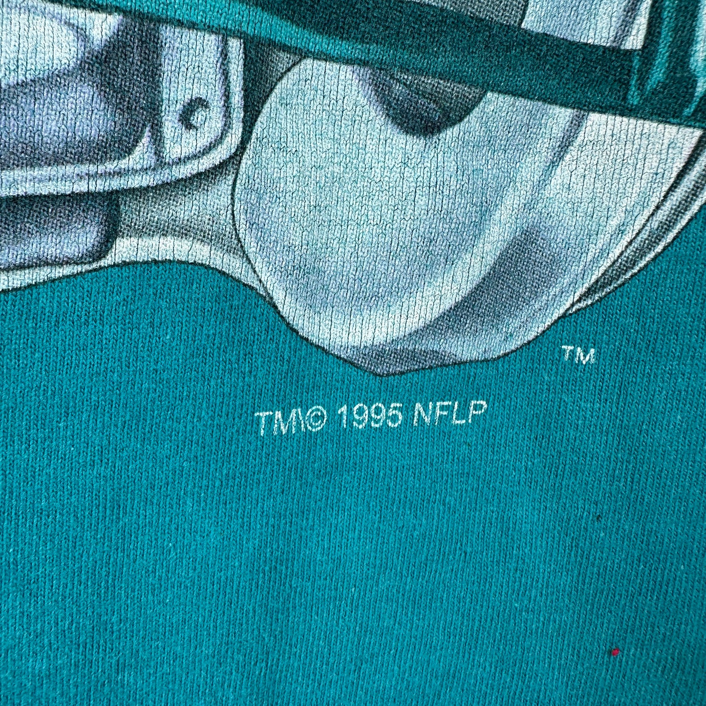 Vintage 1995 Miami Dolphins NFL Helmet Salem Sportswear T-Shirt