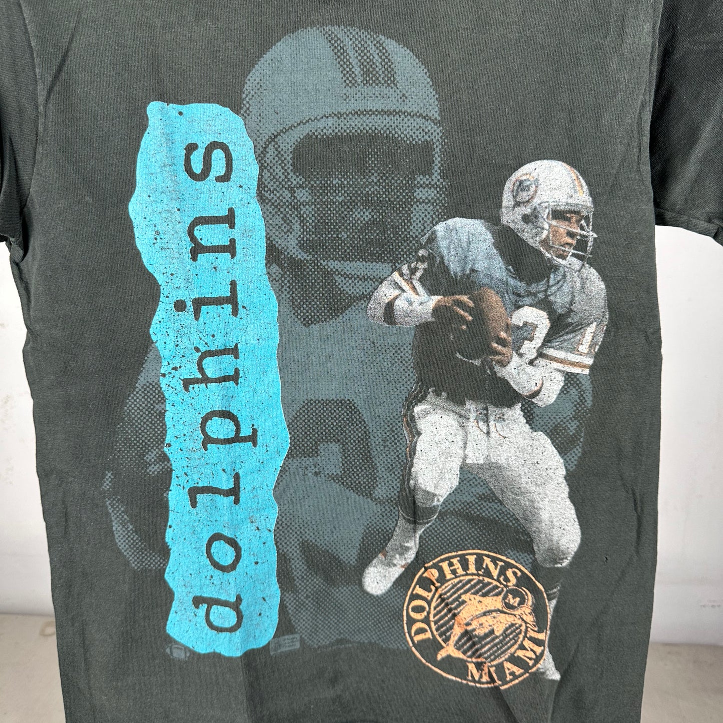 Vintage 90s Dan Marino Miami Dolphins NFL Single Stitch T-Shirt