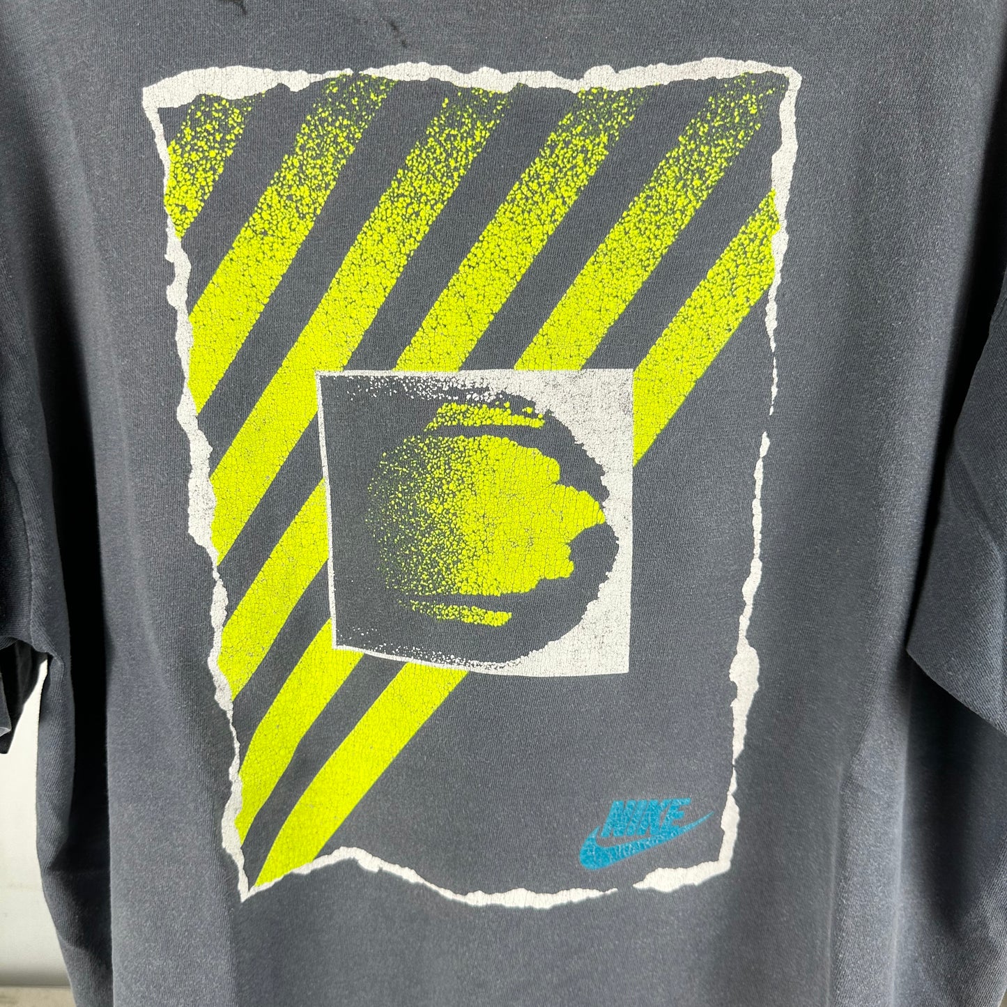 Vintage 90s Nike Challenge Court Campaign Single Stitch Faded T-Shirt